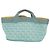 Hermès HERMES Animo Pixel GM Hand Bag Canvas Light Blue Silver - vista 13