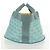 Hermès HERMES Animo Pixel GM Hand Bag Canvas Light Blue Silver - vista 4