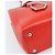 FENDI 2 JOURS Hand Bag Leather 2way Red Silver - vista 15