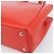 FENDI 2 JOURS Hand Bag Leather 2way Red Silver - vista 16