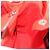 FENDI 2 JOURS Hand Bag Leather 2way Red Silver - vista 20