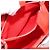FENDI 2 JOURS Hand Bag Leather 2way Red Silver - vista 22