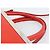 FENDI 2 JOURS Hand Bag Leather 2way Red Silver - vista 8