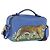 GUCCI Tiger Pattern Hand Bag Leather 2way Blue Gold 453565