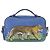 GUCCI Tiger Pattern Hand Bag Leather 2way Blue Gold 453565 - vista 13
