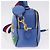 GUCCI Tiger Pattern Hand Bag Leather 2way Blue Gold 453565 - vista 3