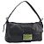 FENDI Mamma Baguette Shoulder Bag Leather Black Silver
