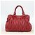 Miu Miu Matelasse Hand Bag Leather 2way Red Gold - vista 12