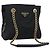 PRADA Chain Shoulder Bag Nylon Black Gold