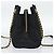 PRADA Chain Shoulder Bag Nylon Black Gold - vista 4
