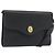 Christian Dior Shoulder Bag Leather Black Gold