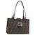 FENDI Zucca Canvas Mamma Baguette Tote Bag Brown Black