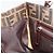FENDI Zucca Canvas Mamma Baguette Tote Bag Brown Black - vista 11