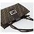FENDI Zucca Canvas Mamma Baguette Tote Bag Brown Black - vista 6