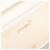 CHANEL Matelasse Chain Chain Shoulder Bag Lamb Skin White Gold CC - vista 16