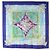 Hermès HERMES Carre 90 Scarf  TROPIQUES  Silk Blue - vista 12