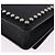 FENDI Karito Chain Shoulder Wallet Leather Black Silver 8M0346 - vista 16