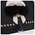 FENDI Karito Chain Shoulder Wallet Leather Black Silver 8M0346 - vista 17