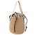 Chloé Chloe Woody Small Basket Shoulder Bag Raffia Beige - vista 3