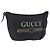 GUCCI Shoulder Bag Leather Black Gold Tone 523588