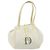 Christian Dior Hand Bag Nylon White Silver - vista 2