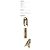 Burberry Skinny Scarf in seta a quadri Medium Sand Marrone - vista 2