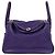 Hermès Lindy Silver-Clasp Power Violet Clemmense Púrpura