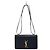 Saint Laurent Borsa a tracolla con patta Monogram Nero