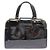 Saint Laurent Borsa Tote Uptown Large in vernice Nero - vista 4