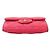 Chanel Tarjetero de piel caviar rosa - vista 4