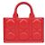 Dior Mini Borsa Book Tote Rossa Rosso - vista 3