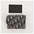 Dior Tarjetero acordeón Saddle en jacquard Oblique Azul - vista 13