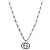 Gucci Collar entrelazado de plata