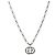 Gucci Collar entrelazado de plata - vista 2