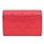 Chanel Tarjetero de piel de caviar roja Rosa - vista 3