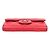Chanel Tarjetero de piel de caviar roja Rosa - vista 4