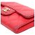 Chanel Tarjetero de piel de caviar roja Rosa - vista 5