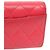 Chanel Tarjetero de piel de caviar roja Rosa - vista 9