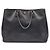 Borsa Tote Prada in pelle Saffiano nera Nero