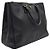 Borsa Tote Prada in pelle Saffiano nera Nero - vista 3