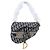 Dior Oblique Saddle Schultertasche Navy Blau