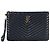 Saint Laurent Clutch Matelassé New Medium Black con dettagli dorati Nero