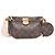 Louis Vuitton Borsa a tracolla e crossbody Monogram Multi Pochette Accessories Rosa