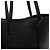 Saint Laurent Sac cabas Shopper North South en cuir de veau noir avec bandoulière - vue 9