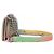 Chanel Rainbow Mini Caviar Boy Bag Multicolore - vista 2