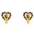 Dior Orecchini Cubic Heart Oblique Gold D'oro - vista 3
