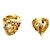 Dior Orecchini Cubic Heart Oblique Gold D'oro - vista 4