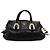Prada Borsa Tote e a tracolla in pelle di vitello nera morbida con logo Nero