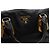 Prada Borsa Tote e a tracolla in pelle di vitello nera morbida con logo Nero - vista 10