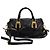 Prada Borsa Tote e a tracolla in pelle di vitello nera morbida con logo Nero - vista 4